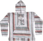 Del Mex Mexican Baja Hoodie Sweatshirt Pullover Jerga Surf Poncho Drug Rug - Image 3