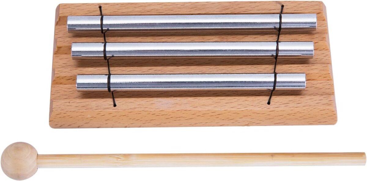 Three Tone Chime For Mindfulness Meditation, Relaxation, Stress & Anxiety Relief, Chakra Healing, Yoga, Teachers' Classroom Chime - Image 3
