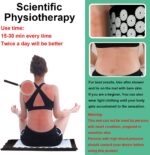 XiaoMaGe Acupressure Mat and Pillow Set with Bag - Large Size 28.7 X 16.5 inch Acupuncture Mat for Neck & Back Pain, Muscle Relaxation Stress Relief, Sciatica Pain Relief Pillow (Black) - Image 4