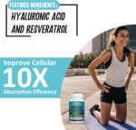 2400 MG Liposomal Glutathione Softgels, Max Absorption, Active Form L-Glutathione Reduced (GSH), with Hyaluronic Acid, Resveratrol, Master Antioxidants for Detox, Brain, Immune System, 60 Softgels - Image 4