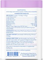 Native Pet Goat Milk for Dogs - Organic Goat Milk Powder for Dogs and Cats - Puppy Formula Dairy Replacement Packed with Protein & Vitamins for Immunity, Recovery & Growth for Active Pups - 60 Scoops - Image 2