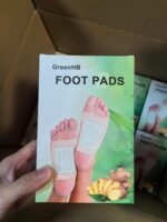 Lymphatic Drainage Ginger Foot Pads 50 Pads - Ginger Oil Foot Patches Deep Cleansing Sleep Aids Relieve Stress and Fatigue Improve Sleep Quality - Image 7