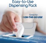 Inspire Adult Wet Wipes, Wash Cloths | Adult Wipes for Incontinence & Cleansing for Elderly, 8"x12" Count 12 packs of 50 - Image 3