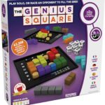 The Genius Square – Game of the Year Award Winner! 60000+ Solutions STEM Puzzle Game! Roll the Dice & Race Your Opponent to Fill The Grid by Using Different Shapes! Promotes Problem Solving Training