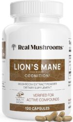 Lions Mane Mushroom Cognition Capsules (120 Capsules) Lions Mane Mushroom Powder Extract Capsules | Brain Supplement, Brain Vitamins, Focus Supplement - Image 4