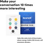 BestSelf Icebreaker Deeper Talk Deck - Conversation Starter Card Pack to Deepen Friendships with 170 Prompts to Create Real Conversations for Friends, Coworkers, Family, Dates - Image 5
