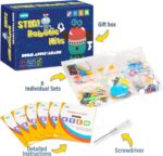 STEM Robotics Kits for Kids Age 8-12 8-10, Science Kits for Kids 5-7, STEM Toys for Boys Age 6 7 8 9 10 12 13 14 Girls Boys Birthday Gifts, Robot Building Crafts 6-8 Engineering Motor Set - Image 8