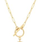 Aobei Pearl 18K Gold Moon Star Lion Evil Eye Love Heart Pendant Necklace Medallion Paperclip Chian Choker Layering Jewery for Women