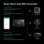VIVOSUN GIY Smart Grow Tent System 2x2, WiFi-Integrated Grow Tent Kit, with Automate Ventilation and Circulation, Schedule Full Spectrum 100W LED Grow Light, and GrowHub E42A Controller - Image 4