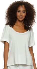 Felina | Organic Cotton Stretch Scoop-Neck Tee
