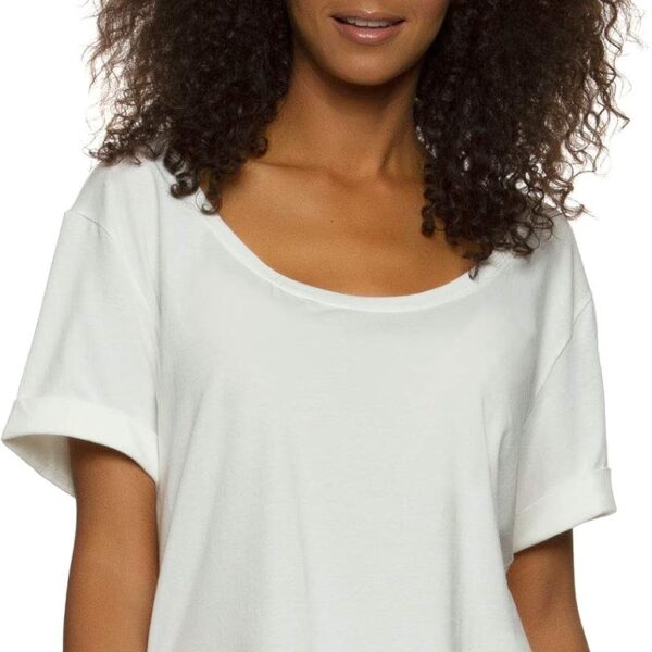 Felina | Organic Cotton Stretch Scoop-Neck Tee