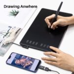 HUION Inspiroy H950P Drawing Tablet, 8x5 inch Digital Art Tablet with Battery-Free Stylus, 8192 Pen Pressure, Tilt, 8 Hot Keys, Graphic Tablet for Design, Writing, OSU, Work with Mac, PC, Mobile - Image 7