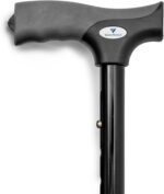FSA/HSA Eligible, Vaunn Medical Easy Grip Height Adjustable Folding Cane/Walking Stick with Strap/Pouch- Compact, Portable, and Safe Walking Assistant- Non-Slip Grip Handle- Men, Women, Elderly - Image 3