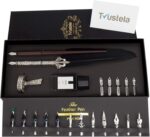 Calligraphy Set for Beginners, Wooden Dip Pen, Feather Quill, 19 Nibs, Ink Set, Gift Box - Image 7