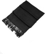 Sakkas 78" X 28" Rayon from Bamboo Soft Solid Pashmina Feel Shawl/Wrap/Stole - Image 2
