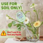 Soil Moisture Meter, 4-in-1 Moisture Meter for Plants, Tester for Moist, Light,Nutrients, pH, Soil Test Kit, Great for Garden, Lawn, Farm, Indoor & Outdoor Use, No Battery Required - Image 6