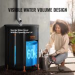 VEVOR Collapsible Rain Barrel, 53 Gallon/201 L Portable Rain Water Collection Barrel, PVC Rainwater Collection System with Spigots and Overflow Kit, Water Barrel for Garden Water Catcher - Image 6
