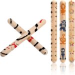 ZEAYEA 24 Pack Rhythm Sticks with 3 Carry Bag, 8 Inch Wood Claves Musical Percussion Instrument, Hardwood Musical Sticks for Music Parties Musical Education - Image 5