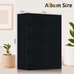 Popotop Photo Album 4x6 200 Pockets for Wedding Gifts,Linen Hardcover Picture Albums for Family Anniversary Baby Vacation Pictures - Image 5