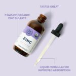 Vimergy Liquid Zinc – Fast-Absorbing Immune Support* – Promotes Healthy Bones & Skin – USDA Certified Organic, Vegan, Non-GMO – 57 Servings (115 mL) - Image 3