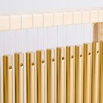 ENNBOM 20 Note Chime Table Top Bar Chime Wind Chime 20 Bars Instrument Percussion with Mallet (Gold) - Image 4