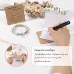 Cancer Care Gifts for women,Natural Stone Healing Crystal Bracelets Encouragement Gifts for Women Man Girls Best Friend Sister - Image 5