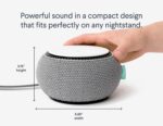 SNOOZ Smart White Noise Sound Machine - Real Fan Inside for Non-Looping White Noise, Sleep Aid for Adults, Travel, Sleeping, Bedroom, Portable, Baby Registry Essential - Cloud - Image 4