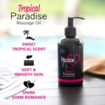 Passion Sensual Massage Oil for Date Night | 100% Natural Body Oil for Couples with Jojoba & Almond | Aromatherapy & Relaxing Massage Therapy | Perfect Glide & Smooth Skin | Tropical Paradise Scent - Image 4