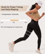 Women's Compression Leggings Butt Lifting Seamless High Waist Tummy Control Stretchy with Pockets - Image 5