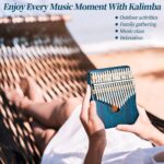 Kalimba Thumb Piano 17 Keys Finger piano (Blue) - Image 4