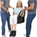 Vive Transfer Sling for Elderly & Disabled - Patient Transfer Lift Assist Device for Wheelchair - Transfer Board Alternative for Stairs, Chairs & Cars - Portable Stair Lift for Seniors & Adults