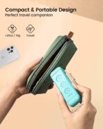 Glocusent USB Rechargeable Book Light for Reading in Bed, Portable Clip-on LED Reading Light, 3 Amber Colors & 5 Brightness Dimmable, Compact & Long Lasting, Perfect for Book Lovers, Kids - Image 6