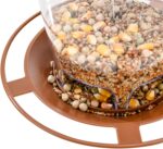 Hanging Bird Feeder Squirrel Proof for Outdoor Wild Bird Seed, Brown - Image 7