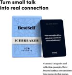 BestSelf Icebreaker Deck - Engaging Icebreaker Game with 170 Conversation Cards Prompts to Create Real Conversations for Friends, Coworkers, Family, Dates, Quality Conversation Cards - Image 5