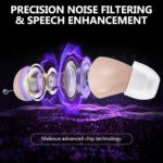 Hearing Aids for Seniors, Mini Rechargeable and Long-Lasting Invisable IN-THE-EAR Hearing Aids with Noise Cancelling, Customizable Listening Experience and Easy Control - Image 2