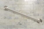 Moen Stainless Steel Wall Mounted 24-Inch Bathroom Grab Bar for Shower, Heavy Duty Hand Handle for Elderly or Handicapped with Concealed Screws, 8724 - Image 4