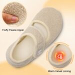 Comfy House Slippers for Women Men Wide Diabetic Sock Slippers Soft Slip On Slippers Cozy Barefoot House Shoes - Image 3