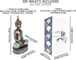 25DOL Buddha Statues for Home. 12.5" Buddha Statue (The Moment of Enlightenment). Collectibles and Figurines, Meditation Decor, Spiritual Living Room Decor, Yoga Zen Decor, Hindu and East Asian Décor - Image 6