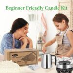 SAEUYVB Candle Making Kit with Wax Melter, Candle Wax for Candle Making - DIY Candle Making Supplies, Including 2lbs Soy Wax Flakes, Melting Pot, Electric Stove,Candle Kit for Adults, Beginnner - Image 5
