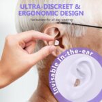 Hearing Aids for Seniors, Mini Rechargeable and Long-Lasting Invisable IN-THE-EAR Hearing Aids with Noise Cancelling, Customizable Listening Experience and Easy Control - Image 3