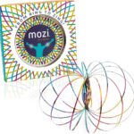 Mozi Geometric Magic Flow Bracelet - Easy to Use - 3D Bracelet Spiral Toy, Spinning Bracelet Spiral for Children and Adults (Iridescent)