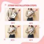 AODSK Soprano Ukulele for Beginner 21 Inch Ukelele with Gig Bag Strap Nylon String 4 Picks Holiday Gift - Image 9