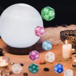 6 Sets Astrology Dice, Signs Planets Numbers 12-Sided Dice Divination Tool - Image 5