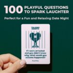 Conversation Cards - Couple Card Game for Date Nights & Travel Adventures | Great Valentine's Gift for Couples - 200 Questions & 2 Wild Cards - Dive into Deeper Bonds! - Image 2