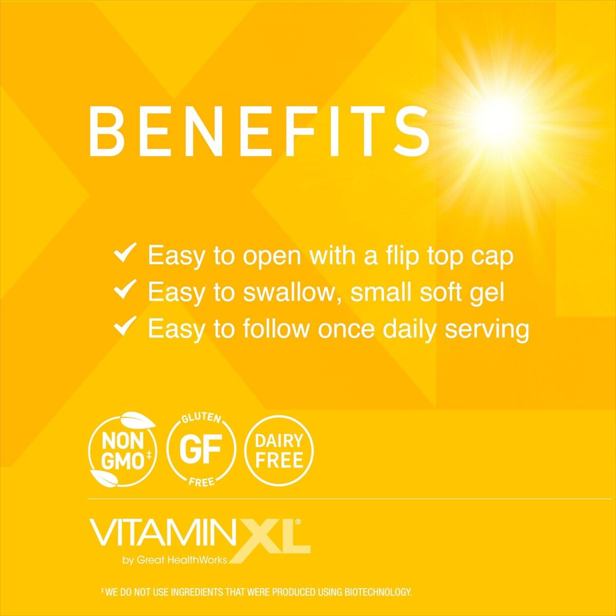 OmegaXL Joint Support Supplement - 60 Softgels & VitaminXL D3 High Potency Daily Vitamin D 5000 IU 125mcg Immune Support Supplement (30 Softgels) - 2 Pack - Image 3