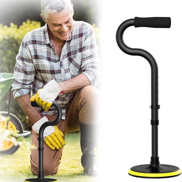 Mobility Aids Tool Device to Help Get up from Floor, Standing Aids & Supports Assist Devices for Seniors, Standing Mobility Aid for Rising Indoors, Garden, Housework Matte Purple (Matte Black)