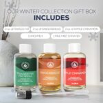 Aroma Country Winter Scent Gift Set – Essential Oils for Diffusers, Reed Diffusers & Oil Warmers | Apple Cinnamon, Fraser Fir, & Gingerbread Scents | Perfect for Home Fragrance - Image 4