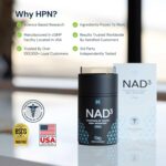 HPN Supplements NAD3 NAD+ Booster | Size 2 Month Supply | Clinically Proven & Independently Tested - Metabolic Repair | 312 mg/ Serving - 120 Capsules - Image 4
