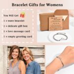 Inspirational Gifts for Women, Wave of Life Inspirational Bracelet, Thinking of You Cheer Up Get Well Encouragement Gifts for Women Friends, Life is Tough But So are You - Image 4