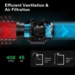 VIVOSUN GIY Plus Smart Grow Tent Kit, 4x4ft 4-Plant System, WiFi-Integrated Automatic Grow System with 2000D Mylar Grow Tent, Full-Spectrum Programmable Grow Light, Enhanced Ventilation & Circulation - Image 4